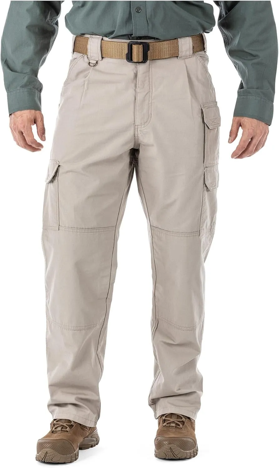 5.11 Tactical Men's Cargo Work Pants, Regular Fit, Cotton Canvas 7 Pockets Pant, Style 74251ABR