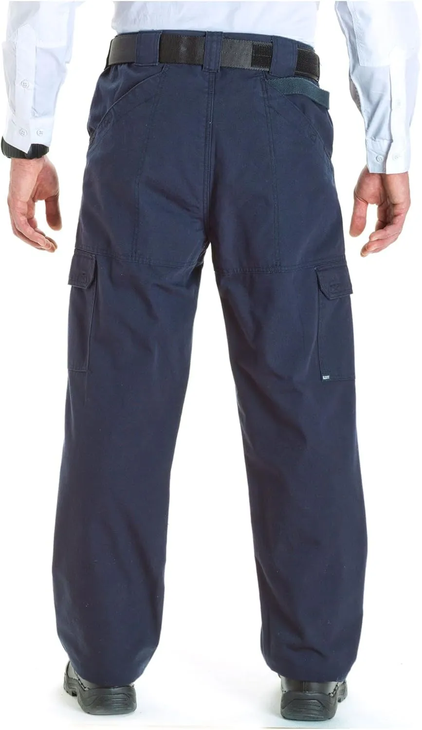 5.11 Tactical Men's Cargo Work Pants, Regular Fit, Cotton Canvas 7 Pockets Pant, Style 74251ABR