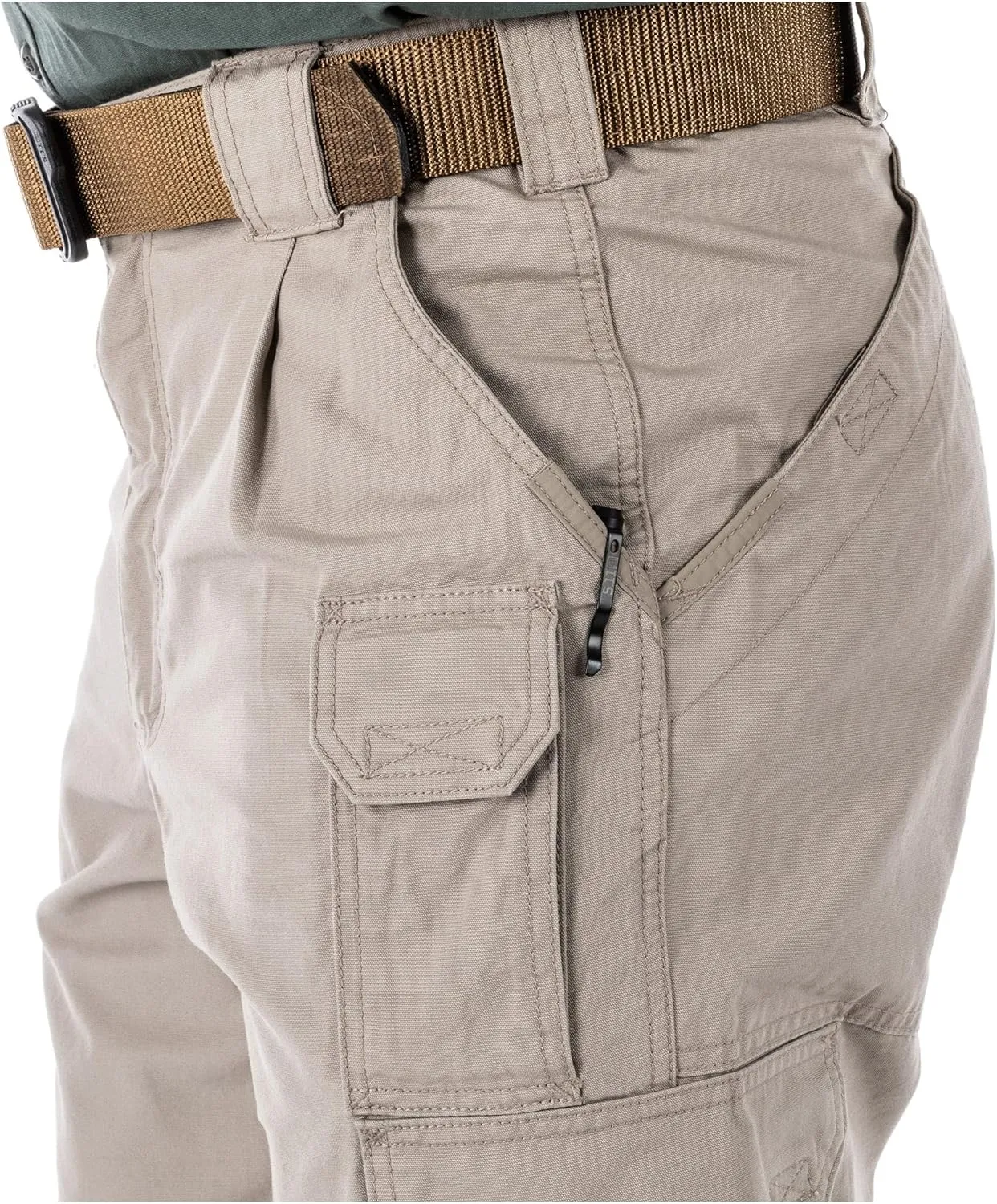 5.11 Tactical Men's Cargo Work Pants, Regular Fit, Cotton Canvas 7 Pockets Pant, Style 74251ABR