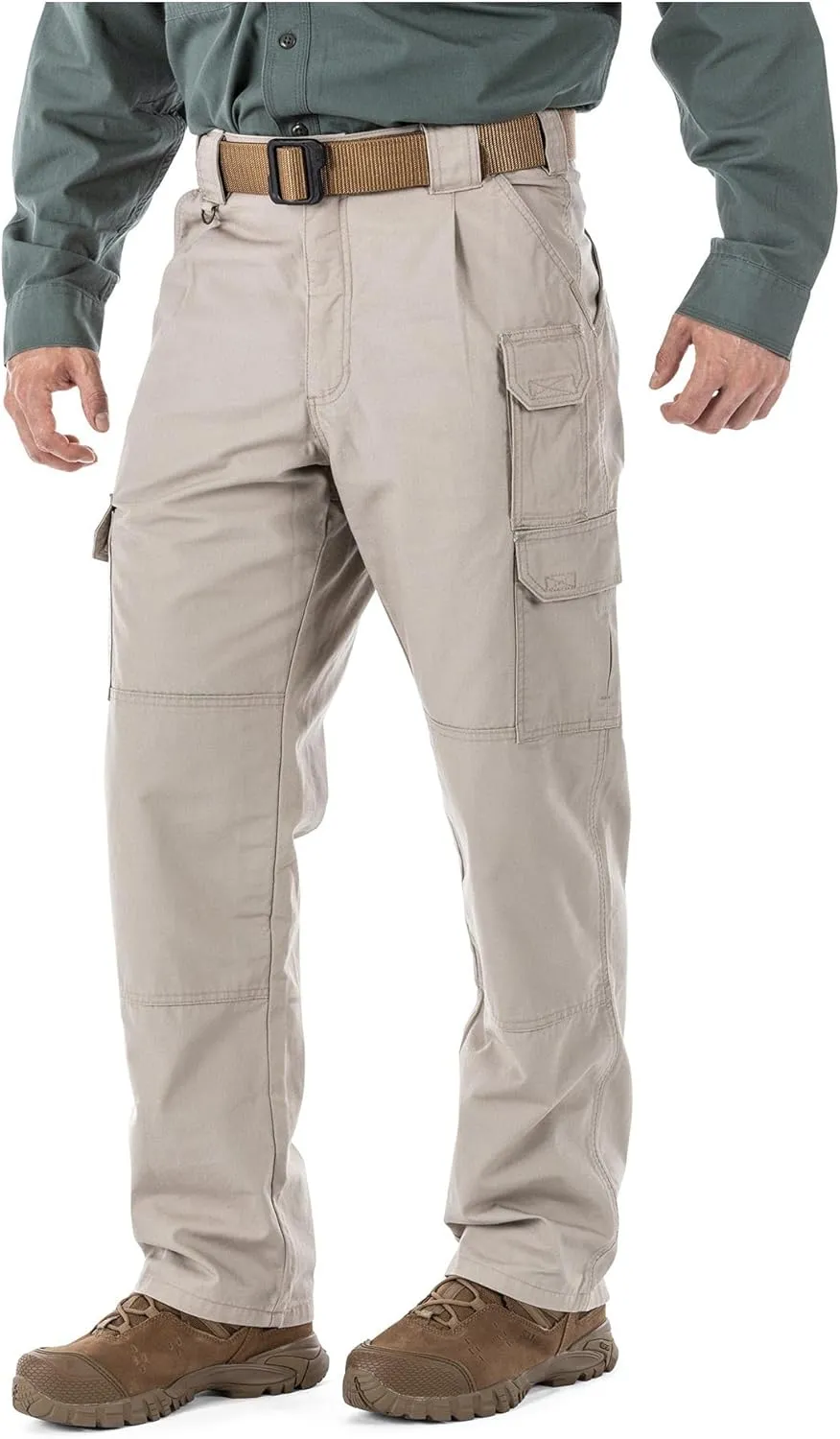 5.11 Tactical Men's Cargo Work Pants, Regular Fit, Cotton Canvas 7 Pockets Pant, Style 74251ABR