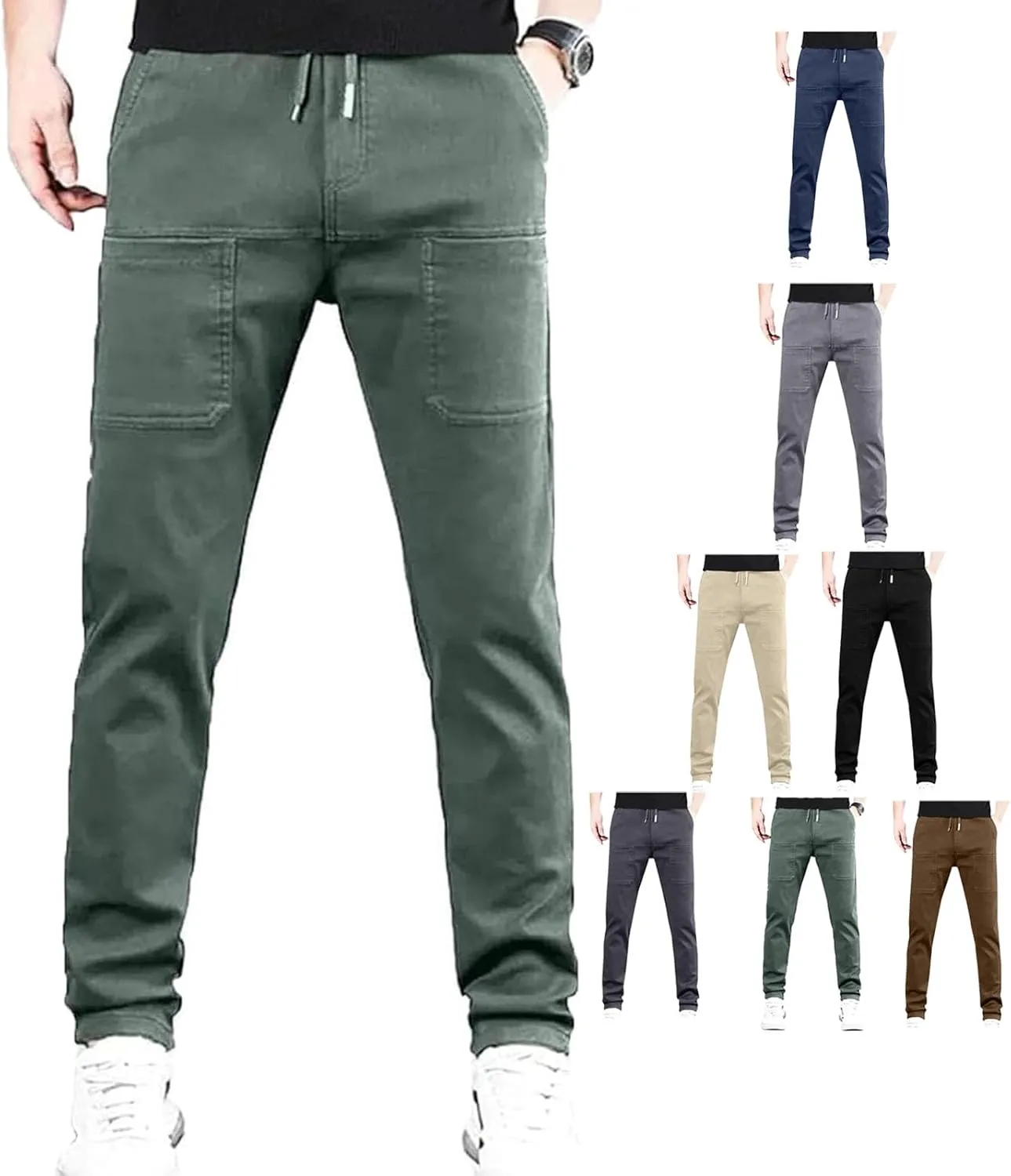Acegents Cargo Pants,Acegents Pants,Acegents Mens Pants,Multipants - High Stretch Multi-Pocket Durable Cargo Pants