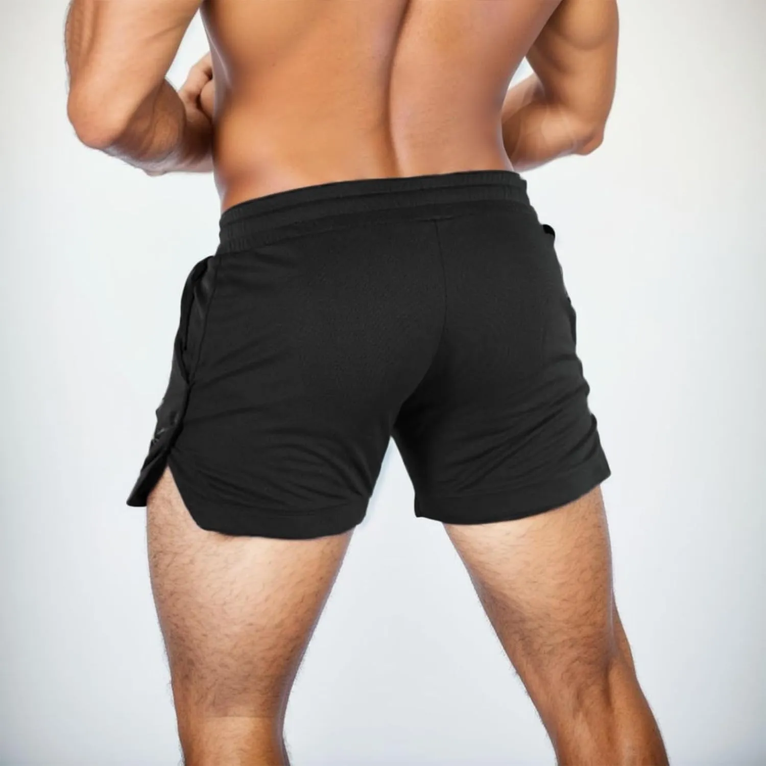 Athletic Shorts for Men, Mens Workout Athletic Shorts 5 inch Bodybuilding Running Shorts Lightweight Sports Gym Shorts