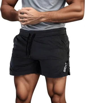 Athletic Shorts for Men, Mens Workout Athletic Shorts 5 inch Bodybuilding Running Shorts Lightweight Sports Gym Shorts