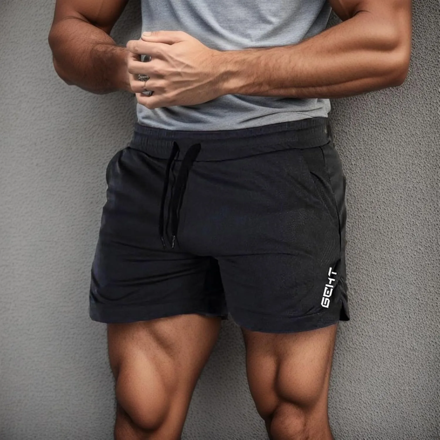 Athletic Shorts for Men, Mens Workout Athletic Shorts 5 inch Bodybuilding Running Shorts Lightweight Sports Gym Shorts
