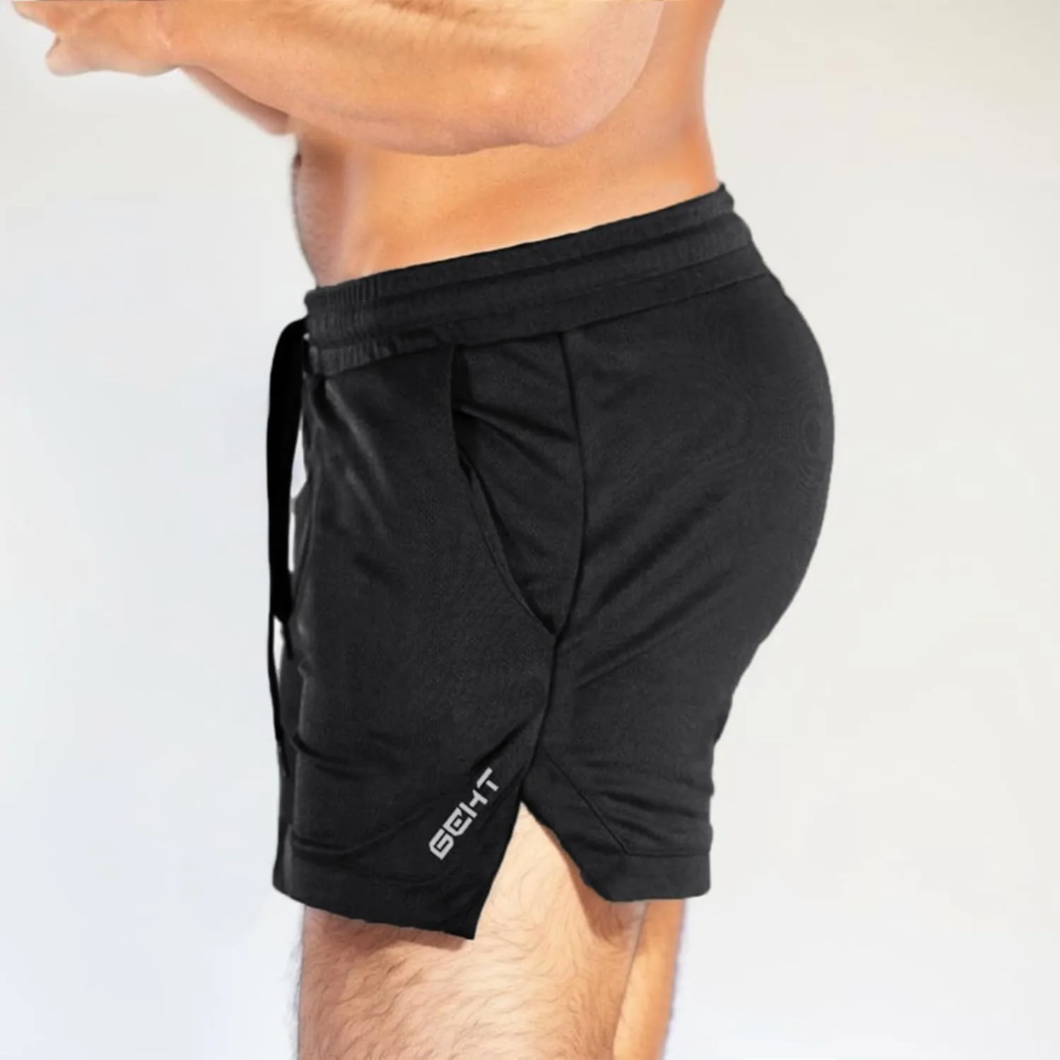 Athletic Shorts for Men, Mens Workout Athletic Shorts 5 inch Bodybuilding Running Shorts Lightweight Sports Gym Shorts