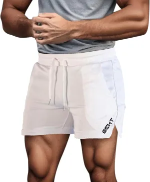 Athletic Shorts for Men, Mens Workout Athletic Shorts 5 inch Bodybuilding Running Shorts Lightweight Sports Gym Shorts