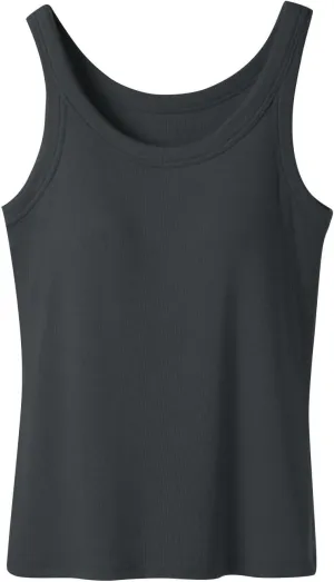 Camisole Tops for Women Built in Bra Cotton Soft Workout Padded Underwear Summer Running Layering Cami Undershirt