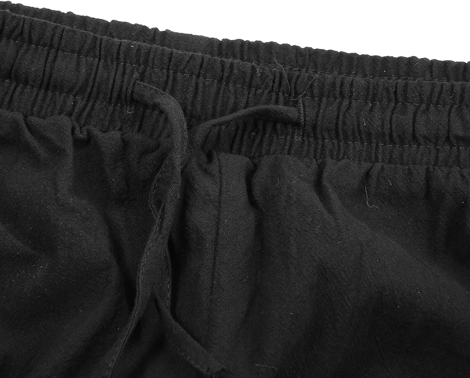 Cargo Pants for Men Relaxed Fit Fleece Cargo Sweatpants Open Bottom Straight Leg Casual Loose Athletic Jogger Pants