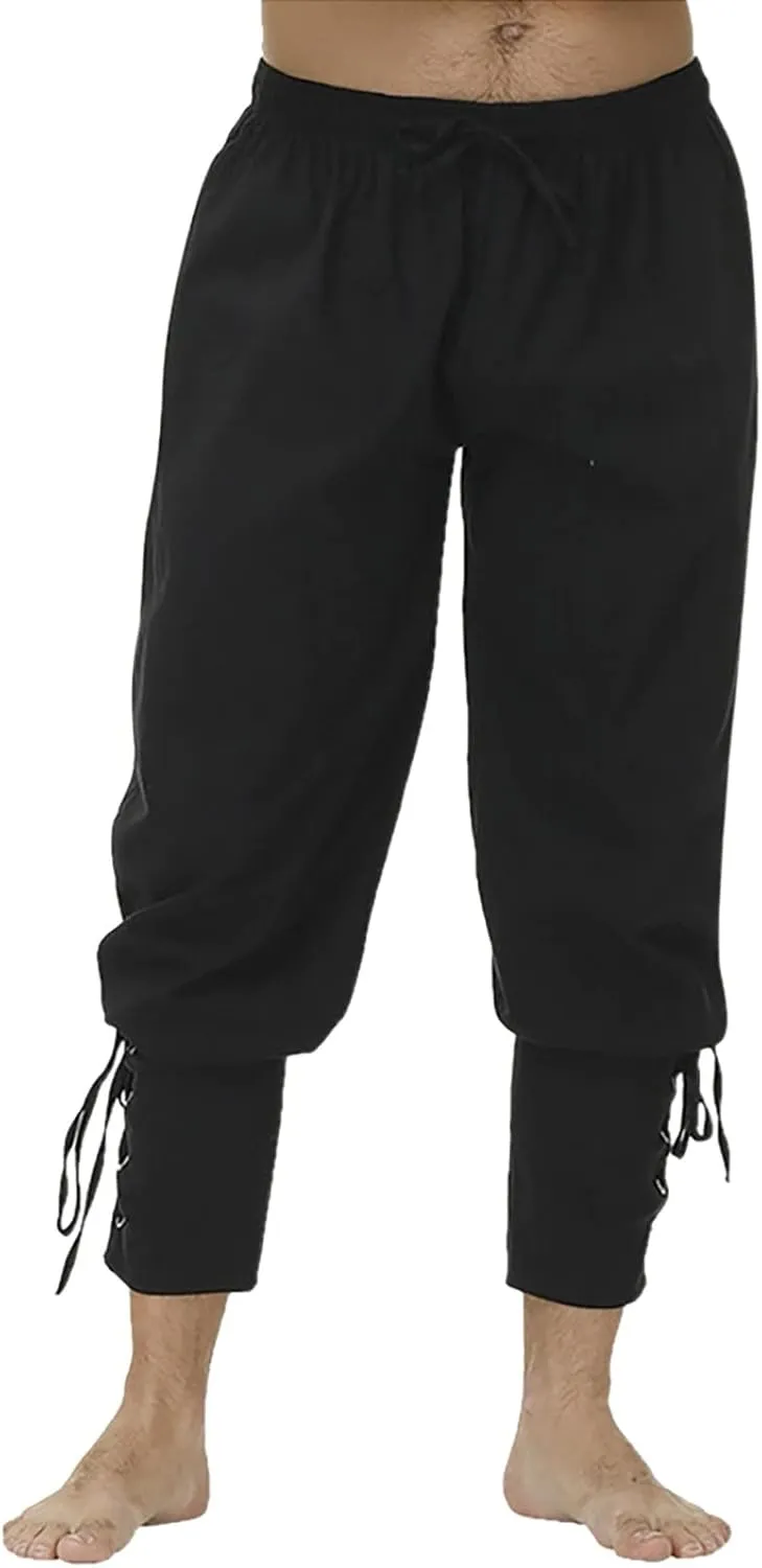 Cargo Pants for Men Relaxed Fit Fleece Cargo Sweatpants Open Bottom Straight Leg Casual Loose Athletic Jogger Pants