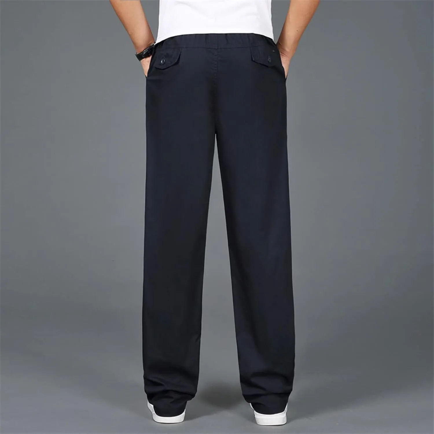 Cargo Pants for Men Relaxed Fit for Men with Pockets for Workout Jogging Running Men's Heavyweight Sweatpants Fleece