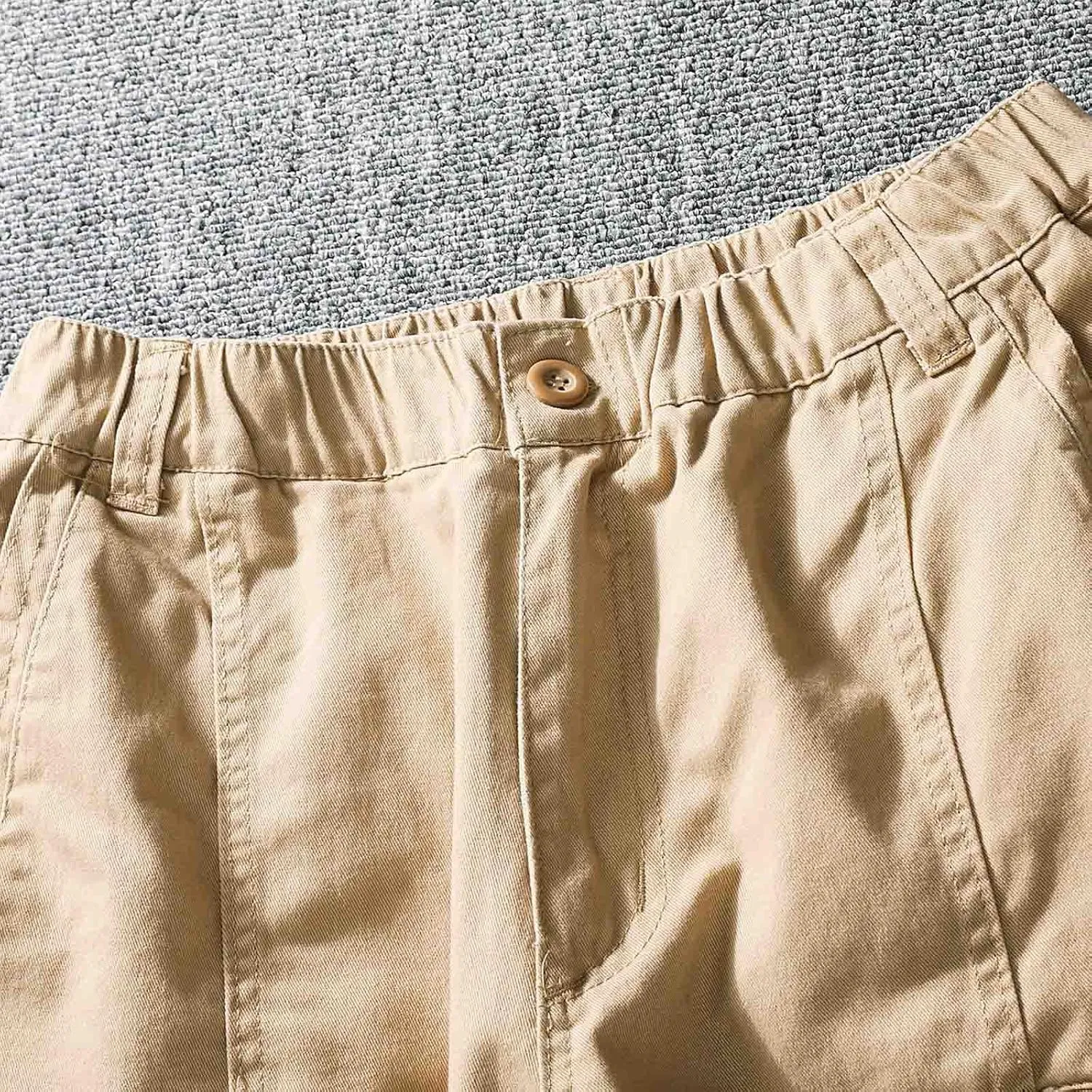 Cargo Pants for Men Relaxed Fit Leg Cargo Pants with Pockets Mens Sweatpants Big and Tall Fleece Lined Cargo Trousers