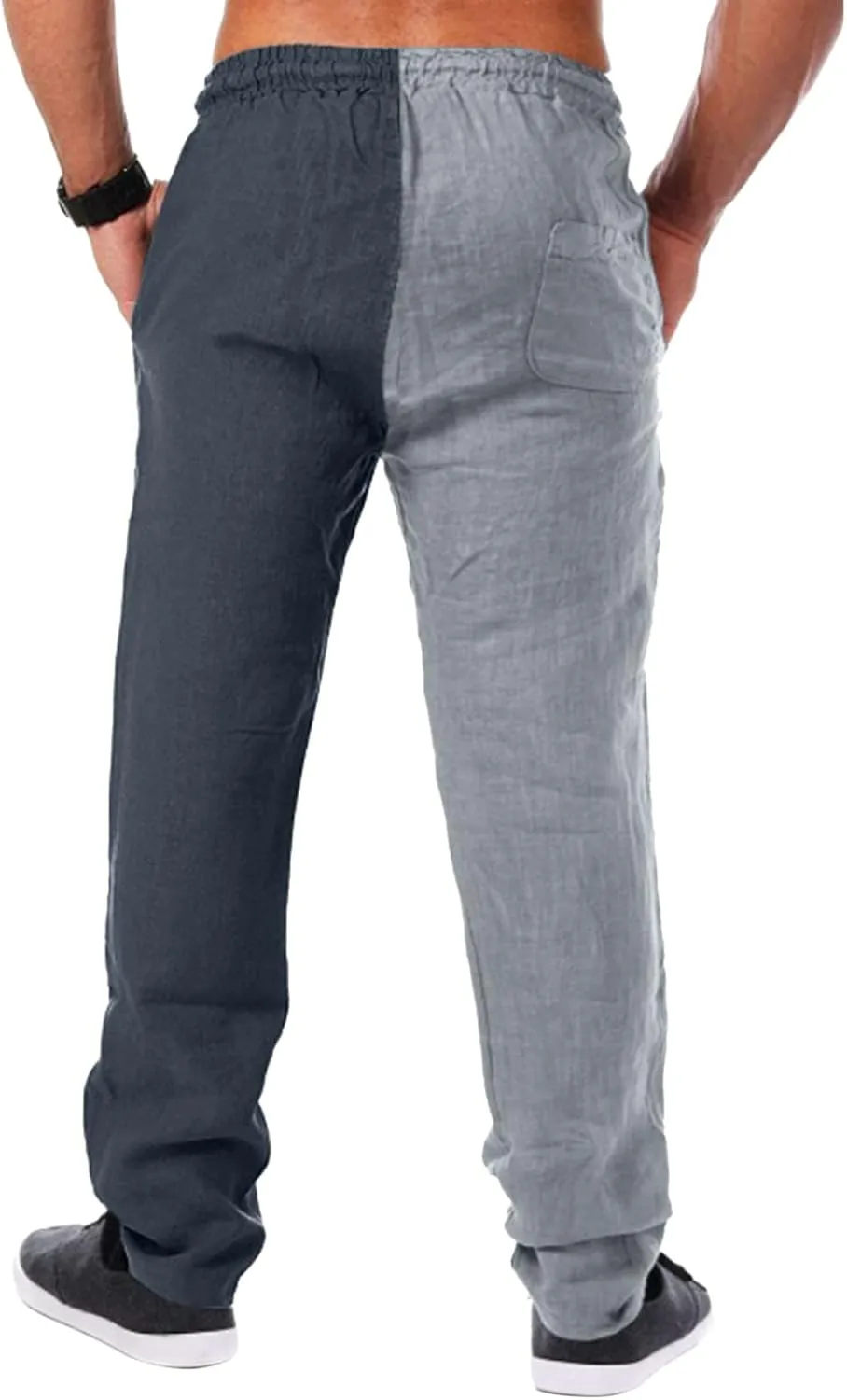 Cargo Pants for Men Relaxed Fit Pants Thin Straight Leg Trousers Lightweight Multi-Pocket Men's Casual Cargo Pants