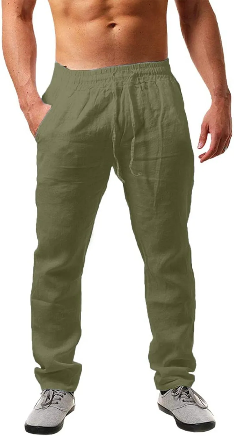 Cargo Pants for Men Relaxed Fit Sweatpants for Men Big and Tall Mens Work Pants Sports Casual Hiking Jogging Trousers