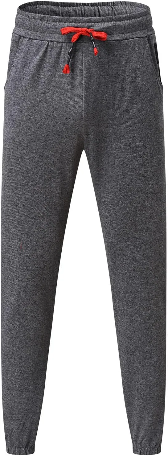 Cargo Sweatpants for Men Mens Lounge Pants for Men Baggy Men's Fleece Athletic Sweatpants Running Warm Slim Fit Baggy