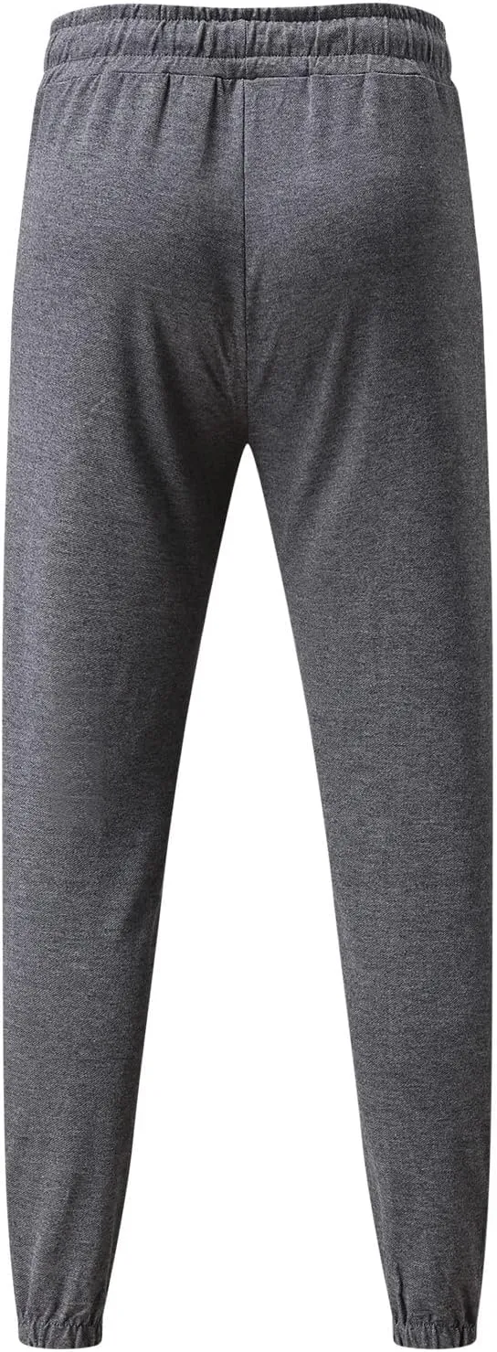 Cargo Sweatpants for Men Mens Lounge Pants for Men Baggy Men's Fleece Athletic Sweatpants Running Warm Slim Fit Baggy