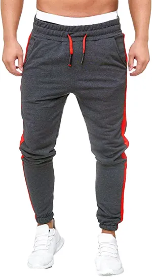 Cargo Sweatpants for Men Mens Lounge Pants for Men Baggy Men's Fleece Athletic Sweatpants Running Warm Slim Fit Baggy