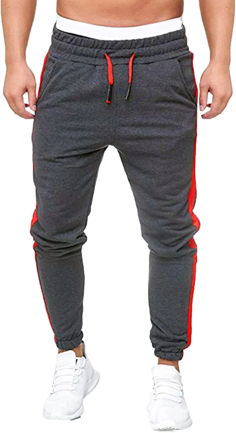 Cargo Sweatpants for Men Mens Lounge Pants for Men Baggy Men's Fleece Athletic Sweatpants Running Warm Slim Fit Baggy