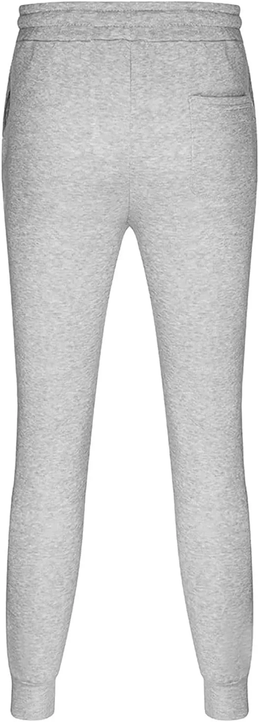 Cargo Sweatpants for Men Mens Lounge Pants Slim Fit Workout Training Thigh Mesh Gym Jogger Pants with Zipper Pockets