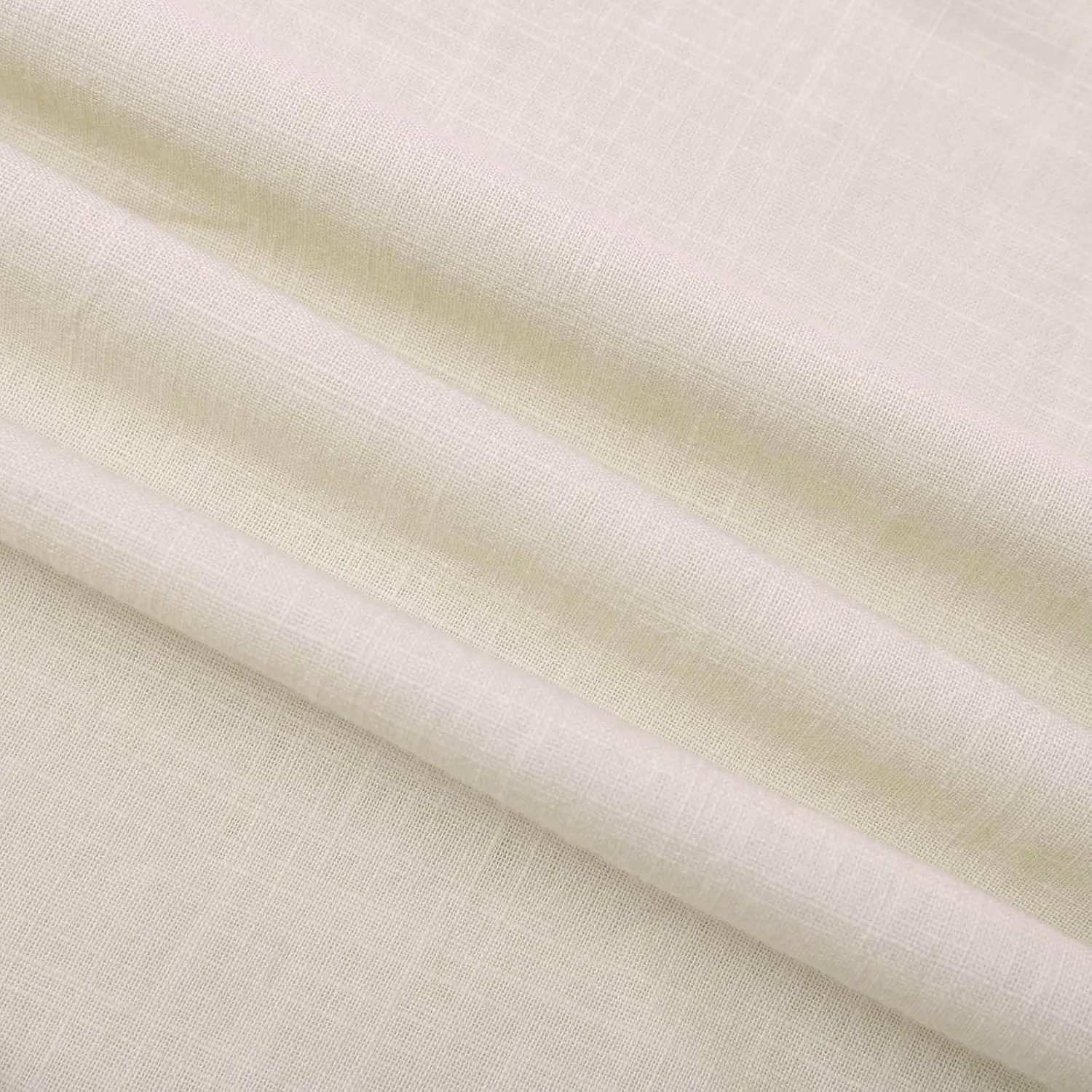 Cotton Linen Elastic High Waist Yoga Pants for Women Casual Solid Color Loose Fit Soft Comfy Straight Wide Leg Trousers
