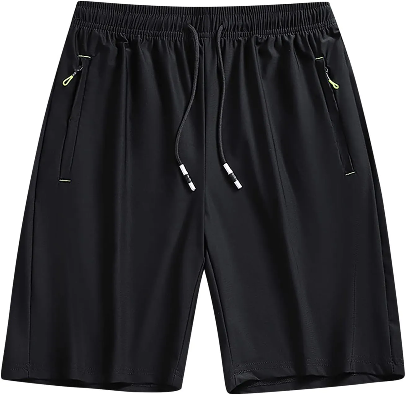 Dgoopd Mens Shorts Casual Quick Dry Shorts Workout Athletic Hiking Shorts Lightweight Running Shorts with Zipper Pockets