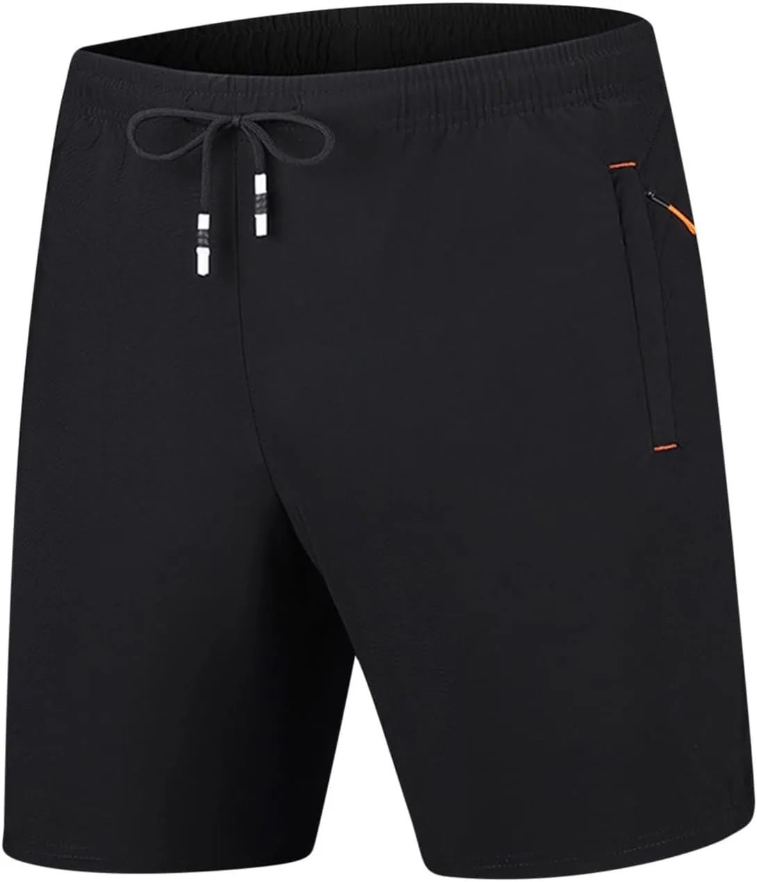 Dgoopd Mens Shorts Casual Quick Dry Shorts Workout Athletic Hiking Shorts Lightweight Running Shorts with Zipper Pockets