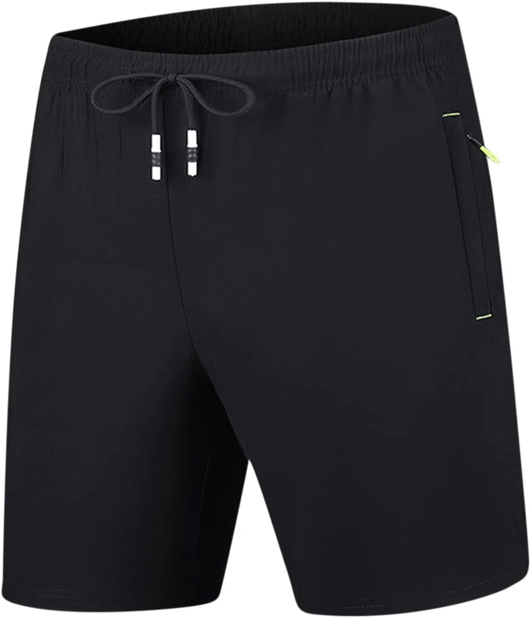 Dgoopd Mens Shorts Casual Quick Dry Shorts Workout Athletic Hiking Shorts Lightweight Running Shorts with Zipper Pockets