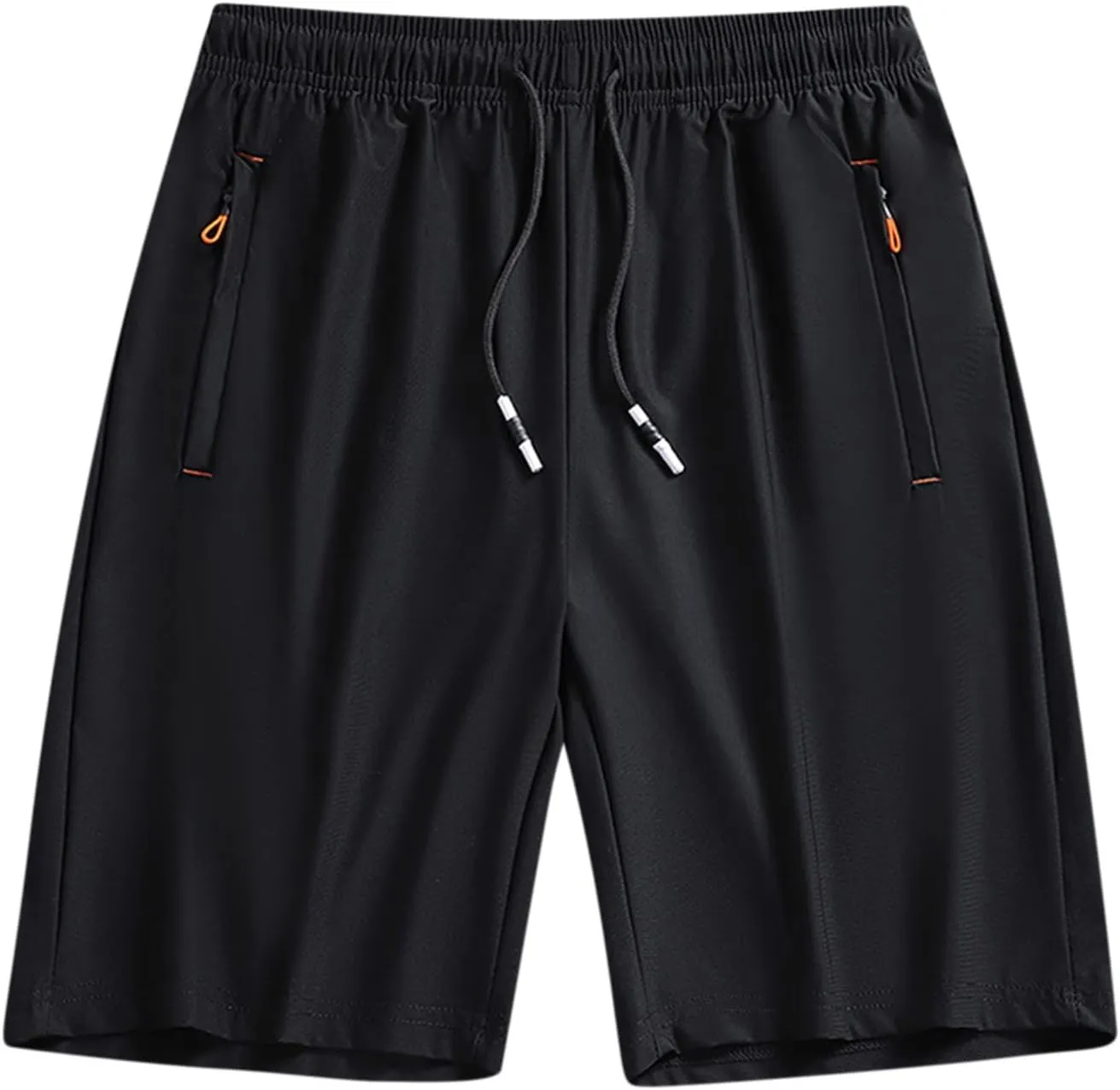 Dgoopd Mens Shorts Casual Quick Dry Shorts Workout Athletic Hiking Shorts Lightweight Running Shorts with Zipper Pockets