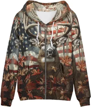 DISNIMO Zip Up Hoodie Women Long Sleeve Drawstring Sweatshirt Jackets Streetwear