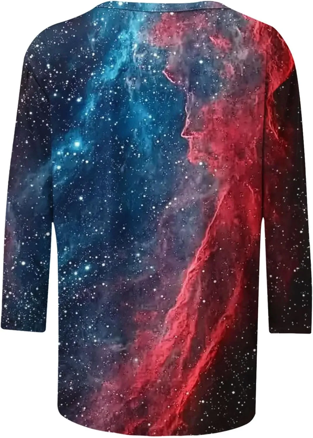 Elbow Sleeve Oversized Tshirt Shirts for Women Gradient Crew Neck Casual Pullover Printed Graphic Tee Top Tunic S-3XL