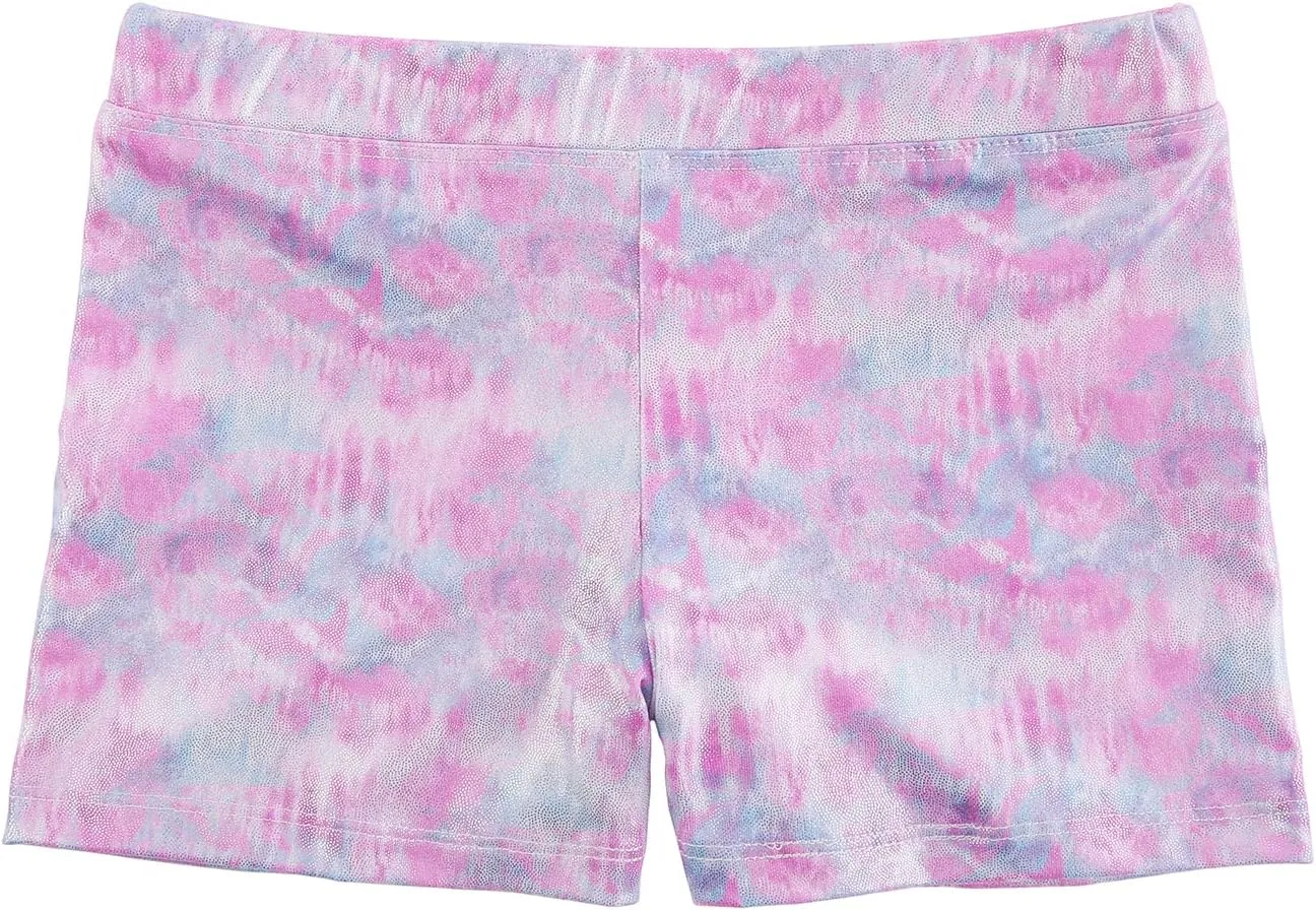 HDE Gymnastics Shorts for Girls Dance Short Glitter Sparkle Tumbling Bottoms