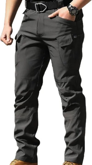Hulpvktsgiq Cargo Pants Mens Slim Fit Multi Pockets Hiking Pants Baggy Cargo Pants Flex Carpenter Pants