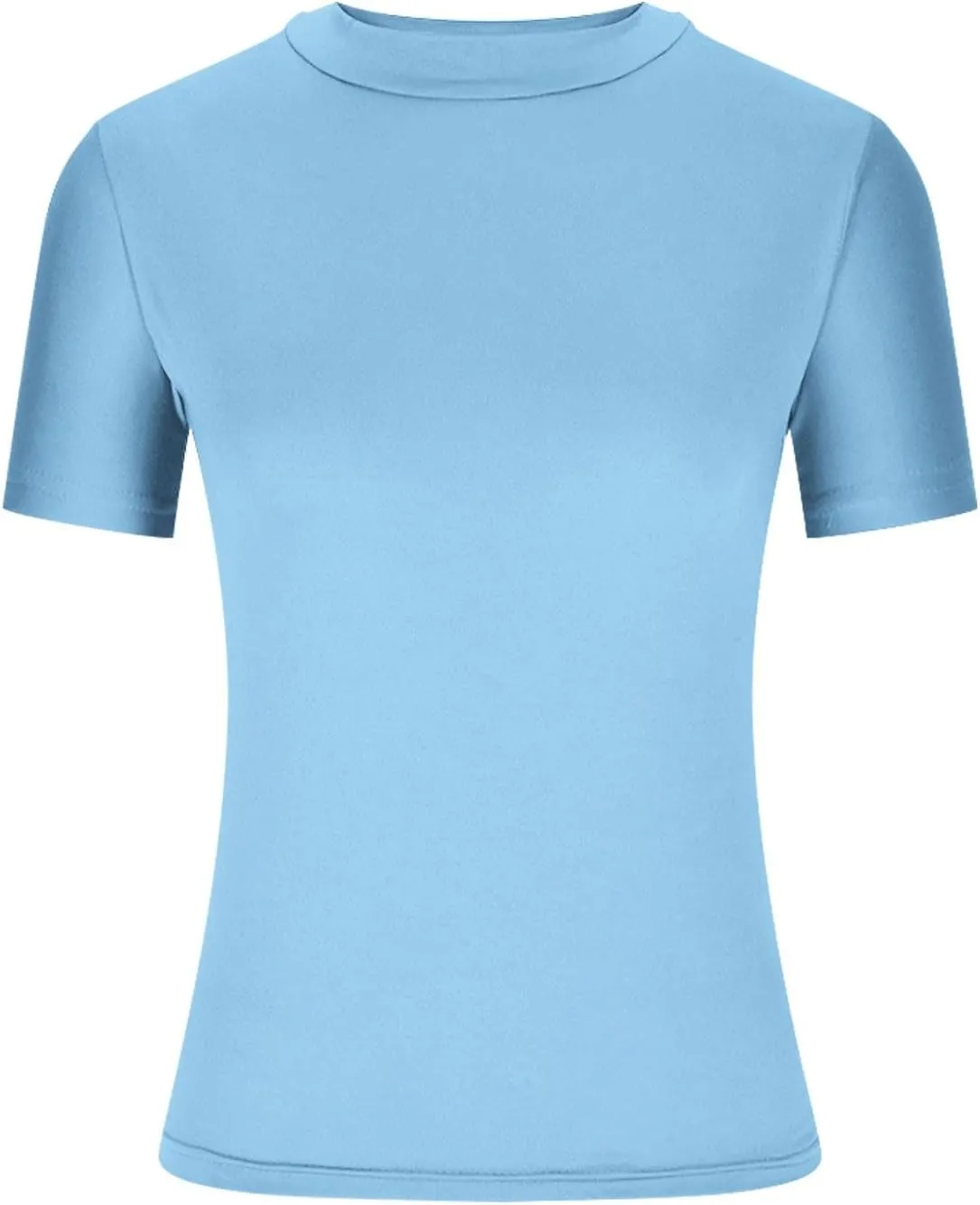 JOAU Women Going Out Casual T Shirt Summer Crew Neck Slim Fit Basic Tops 2024 Short Sleeve Shirts Y2K Fashion Outfits Clothes
