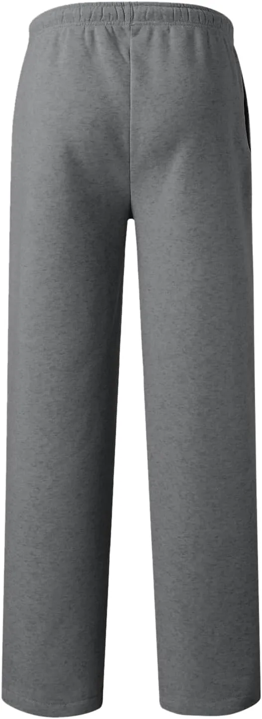 Jogging Pants Men,Mens Baggy Sweatpants with Pockets Fleece Lined Yoga Pants Hiking Pants Workout Pants Lounge Pants