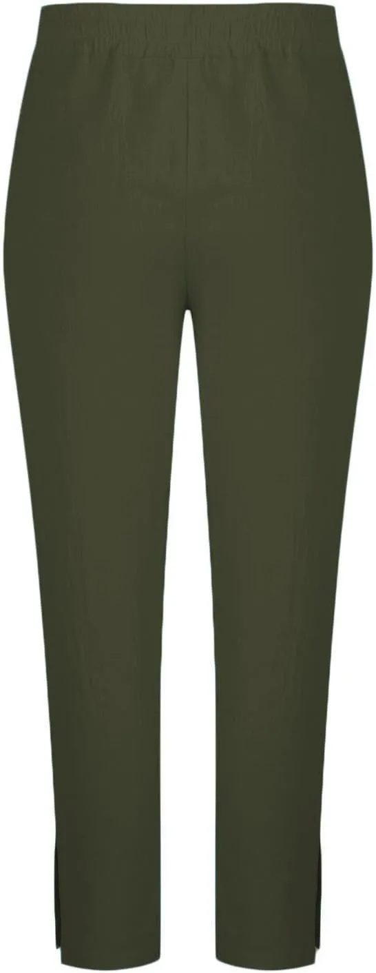 Linen Pants Mens Casual Pants Relaxed-Fit Beach Pants Summer Trousers Soft Elastic Waist Pants