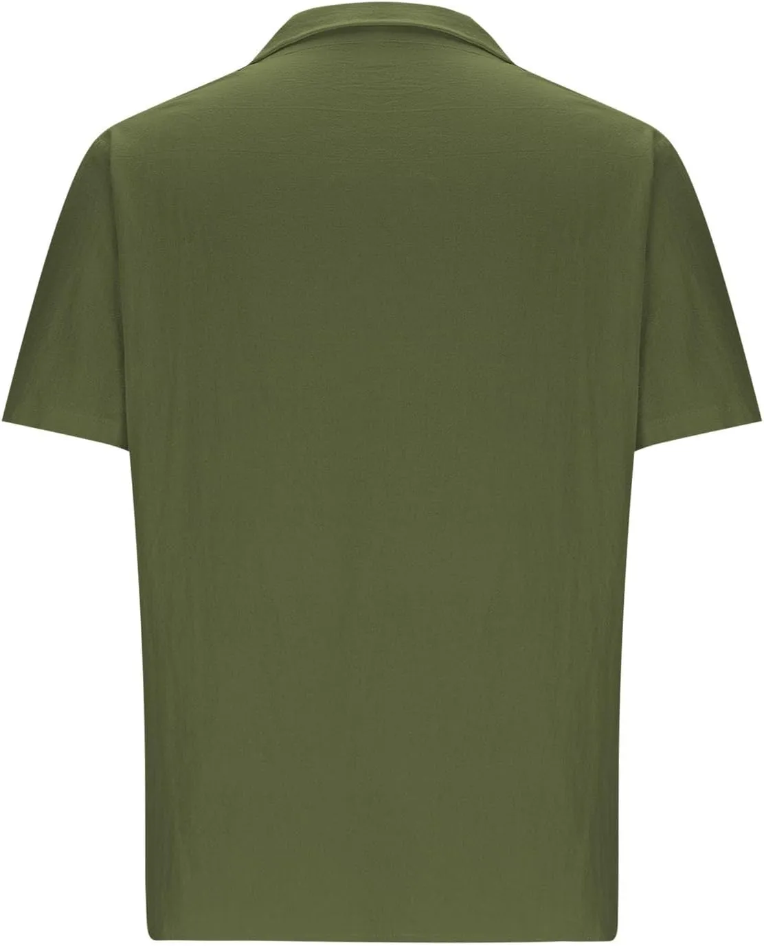 Linen Shirts for Men Mens Short Sleeve Button Down Shirts Collared Summer Beach T-Shirts Vacation Tops