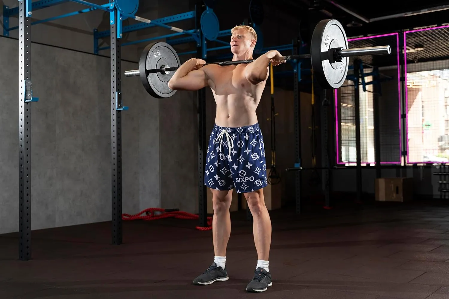 Men's Athletic Shorts - 100% Polyester, Mesh Shorts Quick Dry, Graphic Print Gym Shorts Men, Basketball Shorts for Men