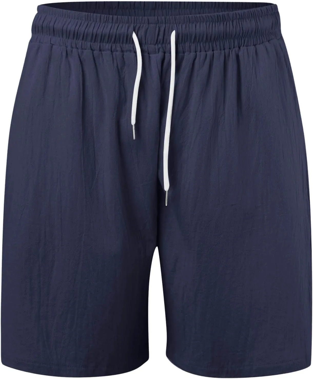 Mens Athletic Workout Shorts 5.5" Cotton Elastic Waist Joggers Casual Shorts Sports Sweat Shorts Men's Drawstring Walk Shorts