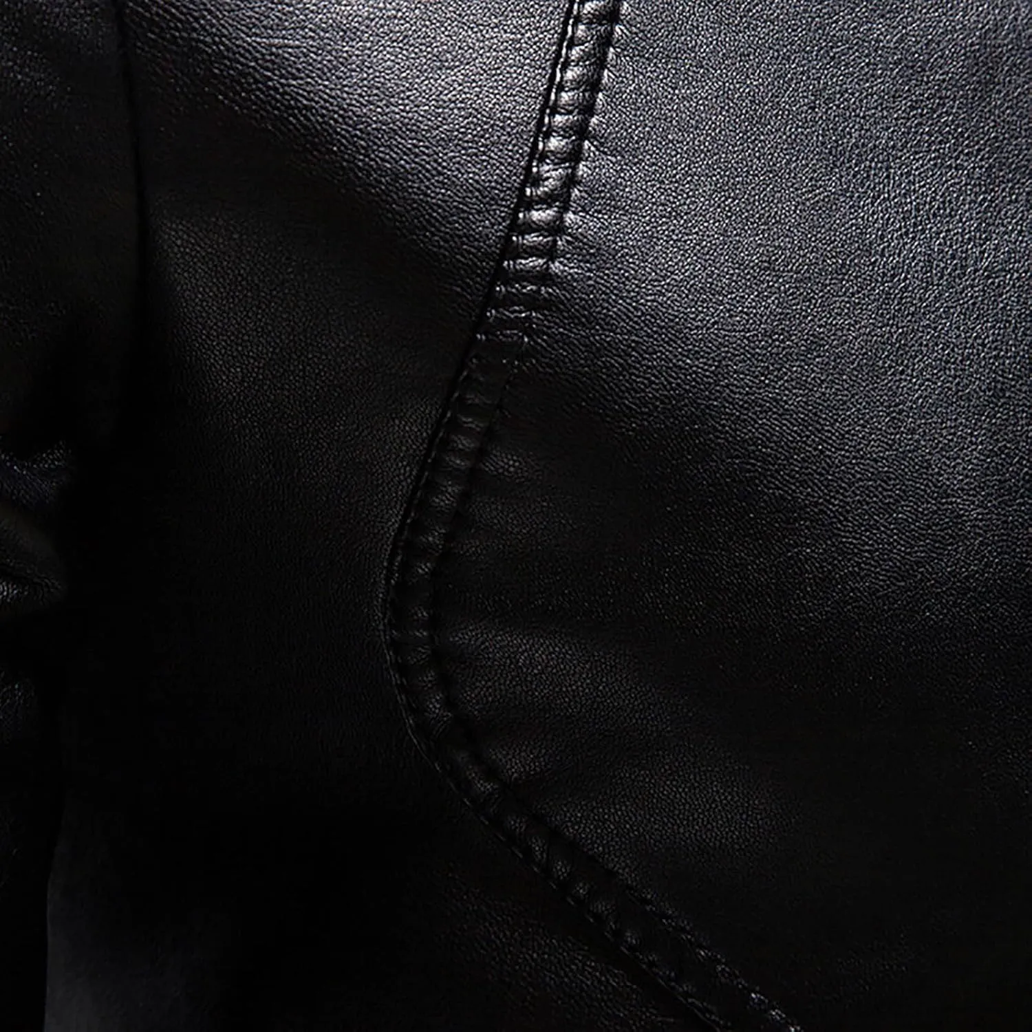 Mens Casual Fashion Streetwear Hip Hop Coats Faux Leather Jacket Lightweight Fashion Motorcycle Leather Jackets Coat