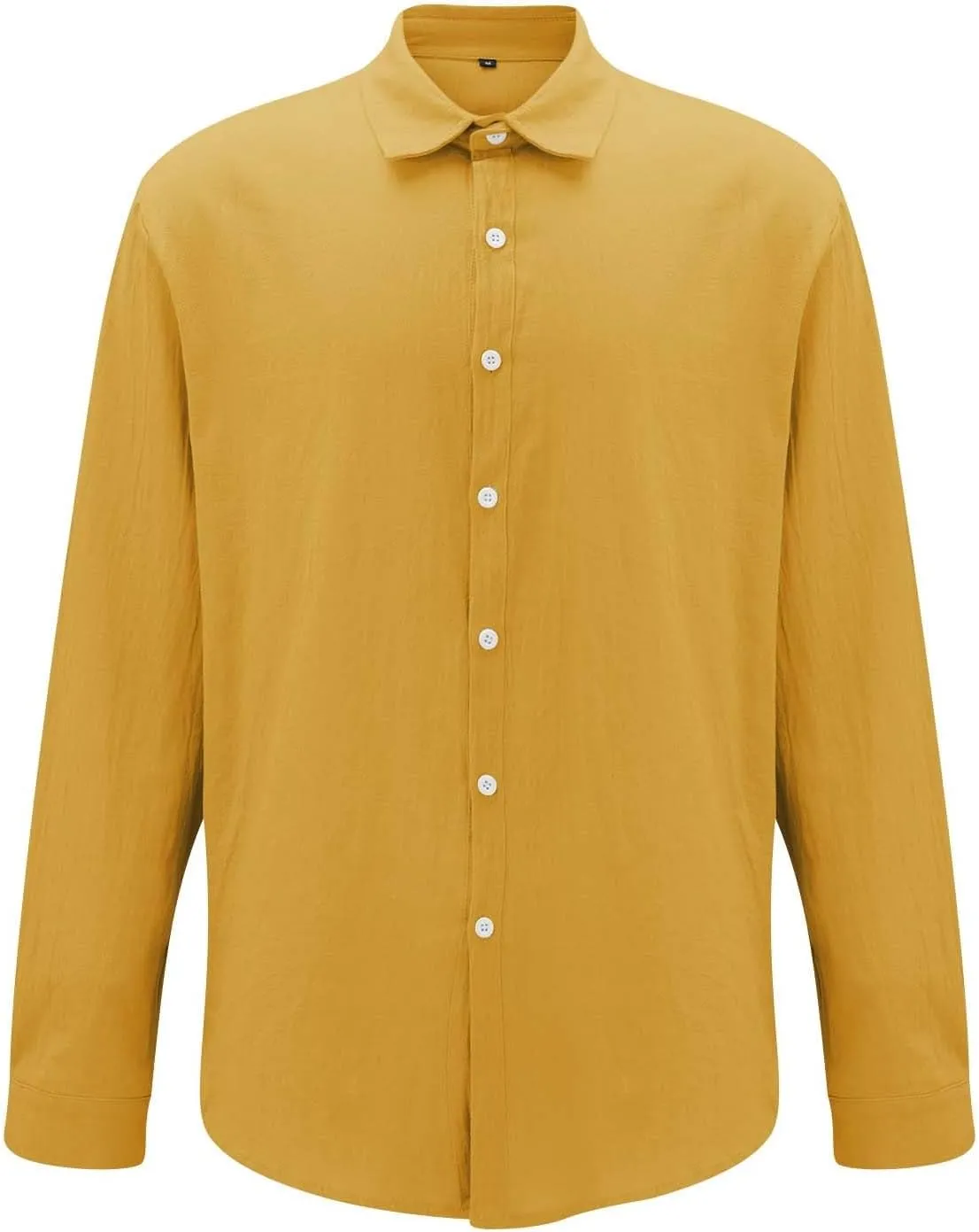 Men's Long Sleeve Casual Button Down Shirts Untucked Shirts for Men Business Work Shirts Regular Fit Dress Shirt