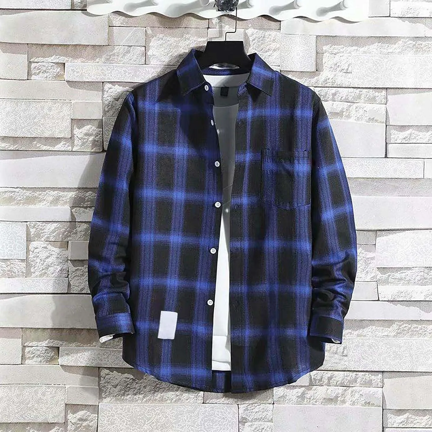 Mens Long Sleeve Shirts Casual 2024 Shirt Clothes for Men Thermal Shirts for Men Sweat Thermal Shirts for Men Red