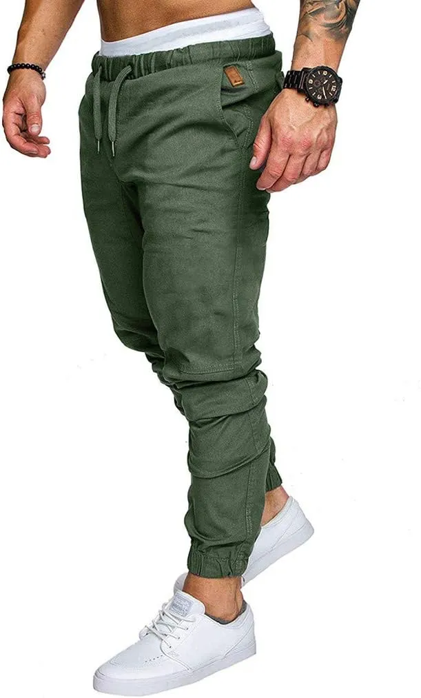 Mens Punk Pants Slim Fit Cargo Pants for Men Plus Size Cargo Pants Men Winter Sweat Pants Men School Pants Men