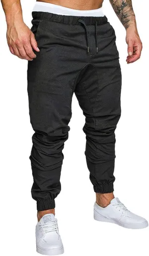 Mens Punk Pants Slim Fit Cargo Pants for Men Plus Size Cargo Pants Men Winter Sweat Pants Men School Pants Men