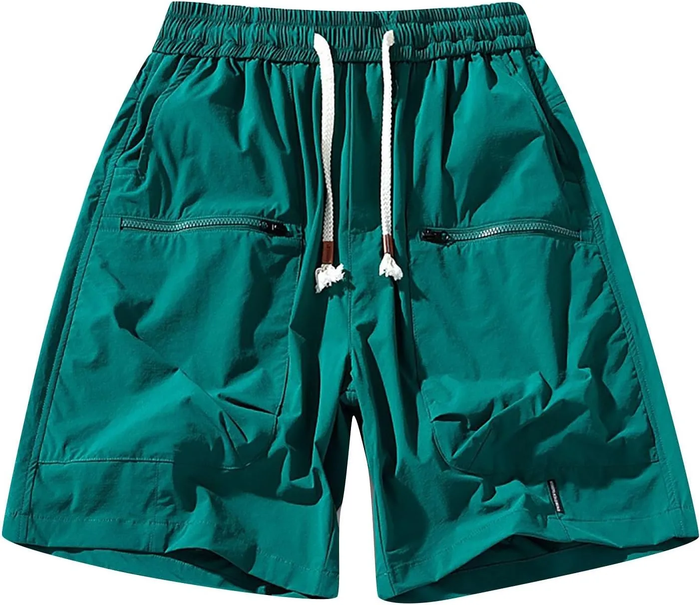Men's Quick Dry Athletic Shorts Lightweight Breathable Running Shorts Elastic Waistband Workout Gym Short Pants
