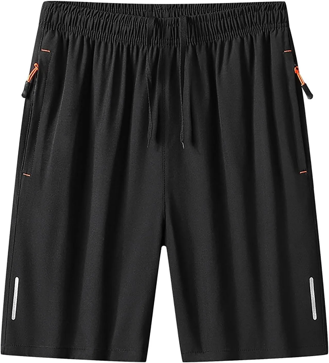 Mens Quick Dry Shorts 2025 Running Shorts Zipper Pocket Gym Shorts Athletic Workout Shorts Breathable Summer Bottoms