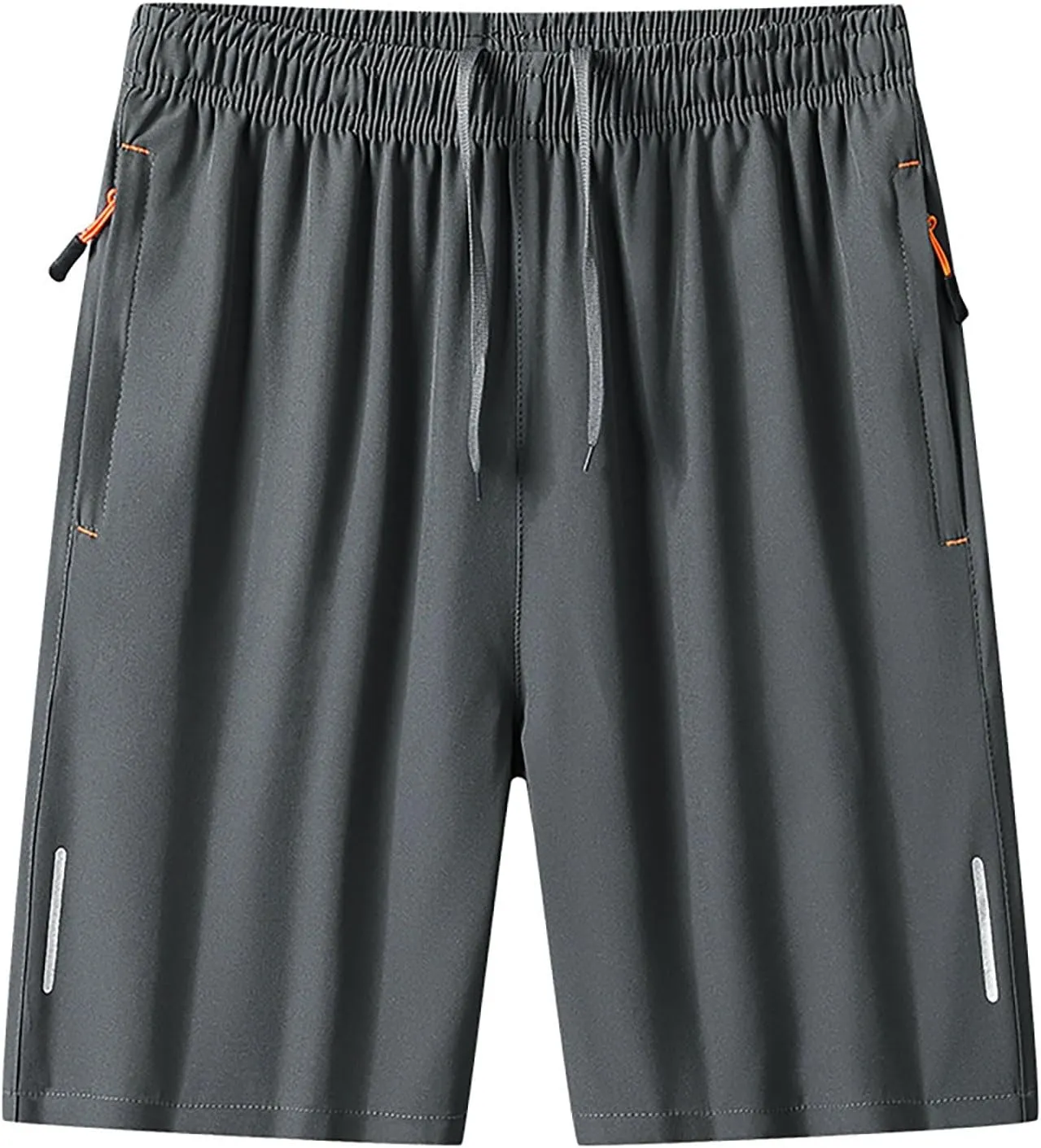 Mens Quick Dry Shorts 2025 Running Shorts Zipper Pocket Gym Shorts Athletic Workout Shorts Breathable Summer Bottoms
