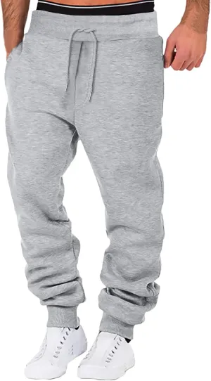 Mens Sweatpants Joggers Pants Man for Workout Jogging Running Men's Heavyweight Sweatpants Fleece Lined with Pockets