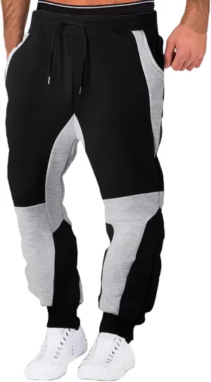 Mens Sweatpants with Pockets Big and Tall Casual Loose-fit Pants Athletic Drawstring Pant Men's Heavyweight Sweatpants
