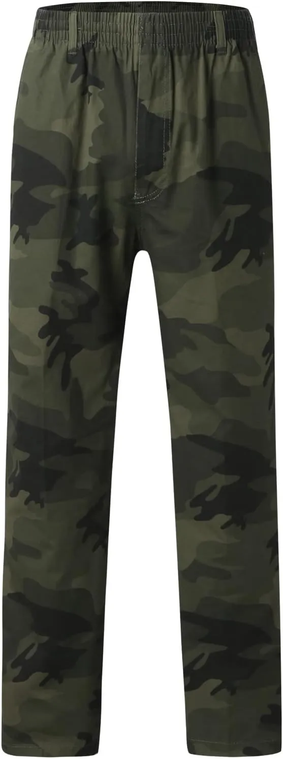 Mens Sweatpants with Pockets Big and Tall Jogger Sweatpants Motocross Dirt Bike Jogger Elastic Waist Pants Men's Camo