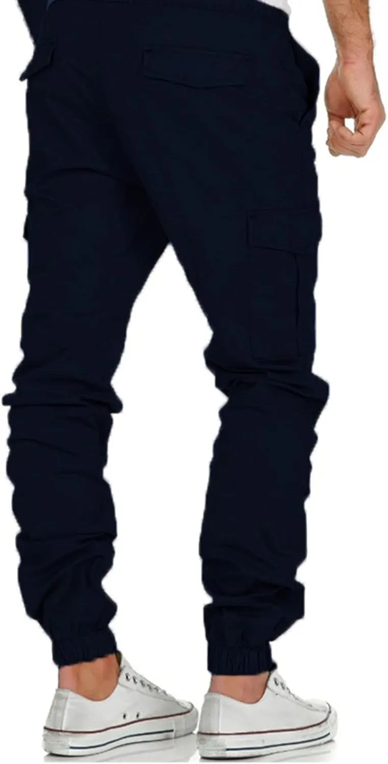 Mens Sweatpants with Pockets Big and Tall Sports Sweatpants Slim Fit Fashion Men's Pants Sweat Pants for Men Regular