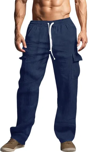 Mens Sweatpants with Pockets Big and Tall Sweatpants Heavyweight Fleece Active Gym Workout Sweat Pants Men's Sweatpants